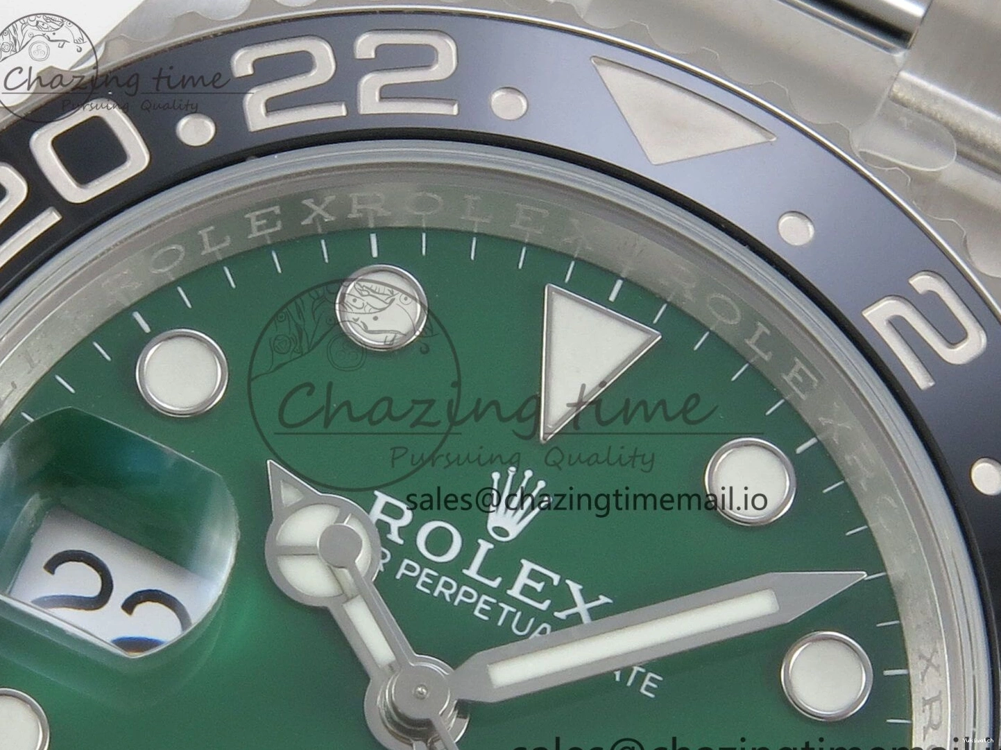 ARF CHS SS GMT-Master Edition VTNR 126729 SH3285 Bracelet Dial Green 1:1 On II Best 1223